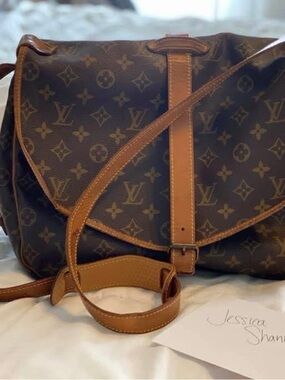 Louis Vuitton Monogram Brown & Tan Messenger Crossbody